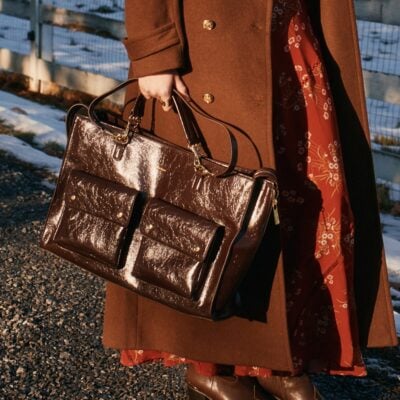 Belle & Bloom Reflections Leather Shoulder Bag - Image 1