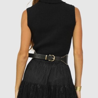 Belle & Bloom No Other Love Studded Belt - Image 2