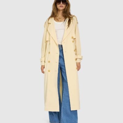 Belle & Bloom Major Mood Soft Maxi Trench - Image 2