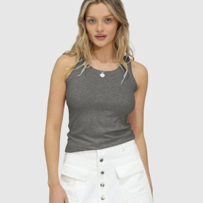 Belle & Bloom Last Time Ribbed Tank Top - Image 1