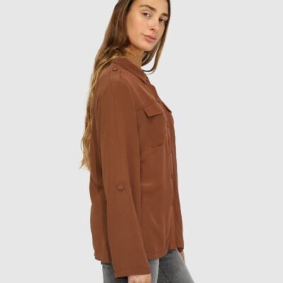 Belle & Bloom Eclipse Rolled Sleeve Blouse - Image 2