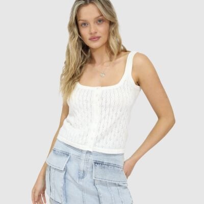 Belle & Bloom Cloudlight Cashmere Blend Tank - Image 1