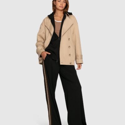 Belle & Bloom Beach Front Striped Wide Leg Pants - Image 1