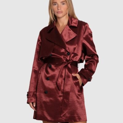 Belle & Bloom Will You Stay Trench Dress - Image 1