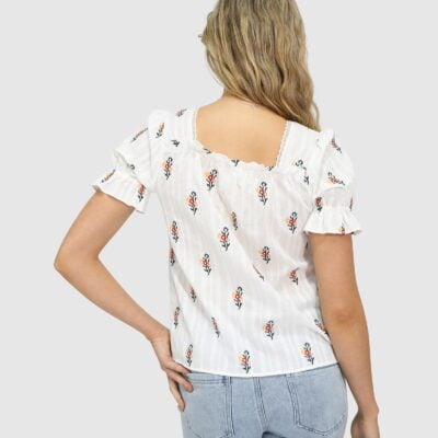 Belle & Bloom Wild Garden Floral Blouse - Image 2