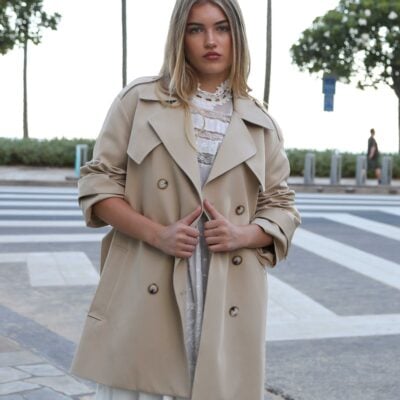 Belle & Bloom Whispers of Verona Trench Coat - Image 1