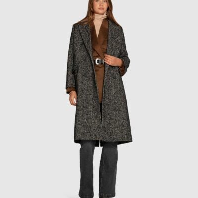 Belle & Bloom Wherever I Go Tweed Coat - Image 1
