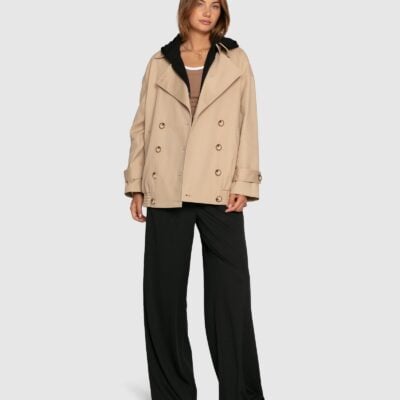 Belle & Bloom Weekend Trench Bomber Jacket - Image 1