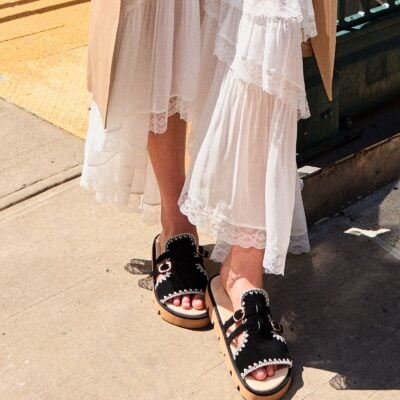 Belle & Bloom Unconditional Love Suede Slide - Image 1