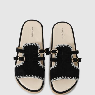 Belle & Bloom Unconditional Love Suede Slide - Image 2