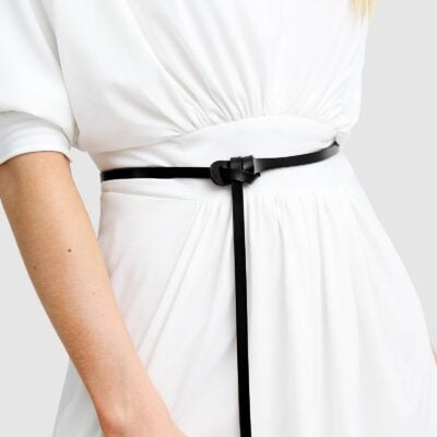 Belle & Bloom Tie The Knot Leather Belt - Image 1