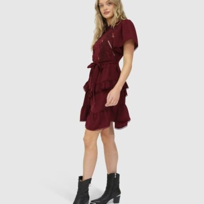 Belle & Bloom The Softest Spell Ruffle Mini Dress - Image 2