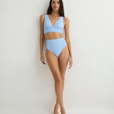 Bondi Born Vicki Bikini Top - Cornflower (Singuleur®) - Image 1