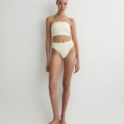 Bondi Born Poppy Bikini Bottom - Porcelain (Embodee™) - Image 1