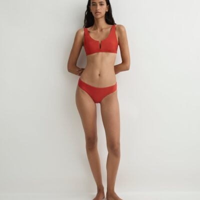 Bondi Born Nadia Bikini Bottom - Rosso (Sculpteur®) - Image 1