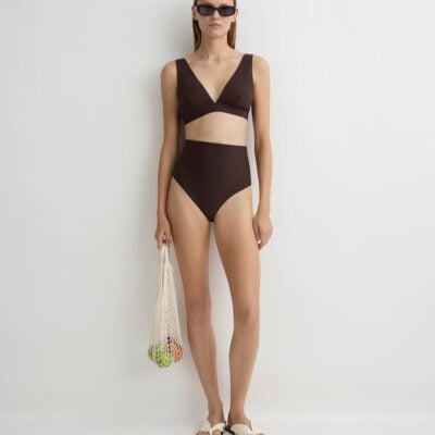 Bondi Born Lya Bikini Top - Mocha (Sculpteur®) - Image 1