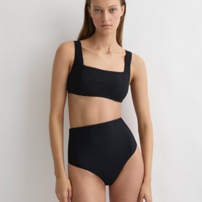Bondi Born Lola Bikini Top - Black (Sculpteur®) - Image 2