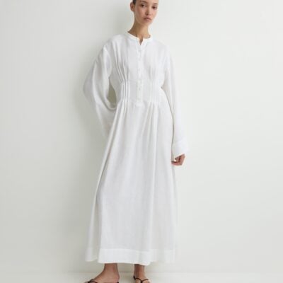 Bondi Born Leiden Pleated Caftan Dress - Image 1