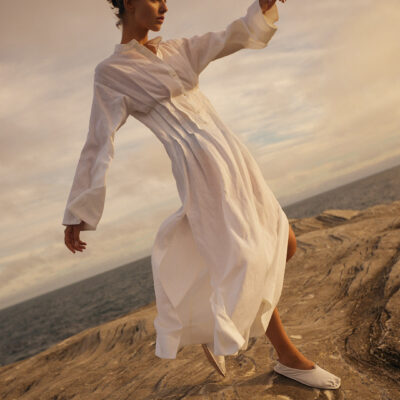 Bondi Born Leiden Pleated Caftan Dress - Image 2