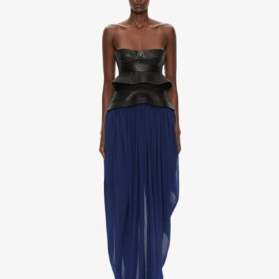 Christopher Esber Bellona Moulded Leather Bodice - Image 2