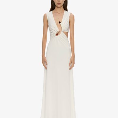 Christopher Esber Spiral Crystal Tank Dress - Image 1
