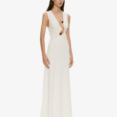 Christopher Esber Spiral Crystal Tank Dress - Image 2