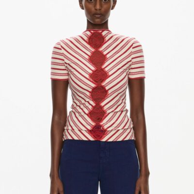 Christopher Esber Mavis V-Neck Tee - Image 1