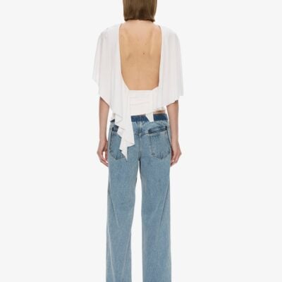 Christopher Esber Troy Deconstruct Leather Jean - Image 2