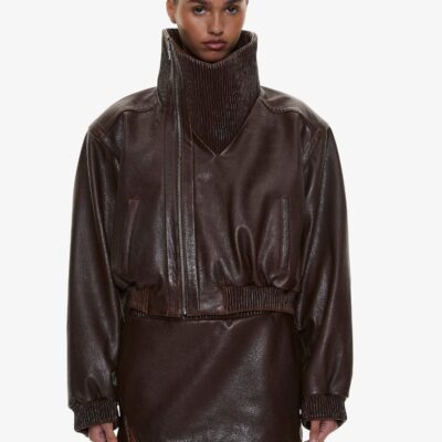 Christopher Esber Lunnet Leather Bomber - Image 1