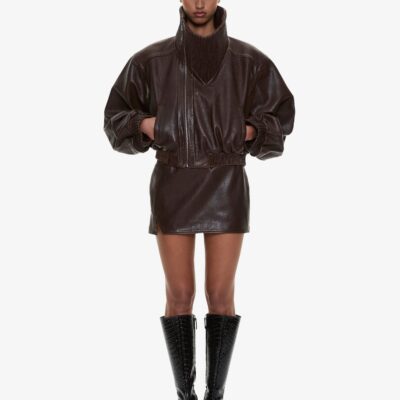 Christopher Esber Lunnet Leather Bomber - Image 2