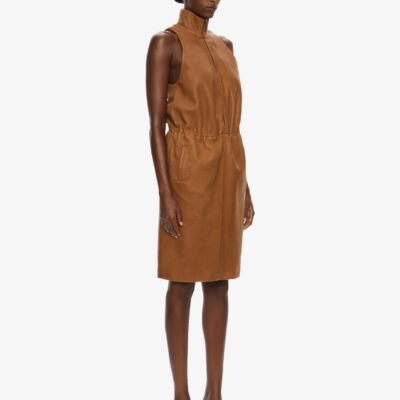 Christopher Esber Dannie Leather Zipped Dress - Image 2