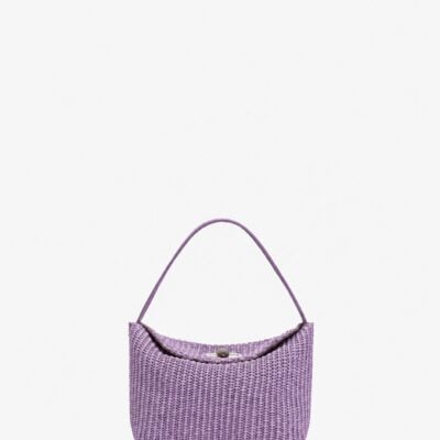 Christopher Esber Turnlock Raffia Mini Bag - Image 1