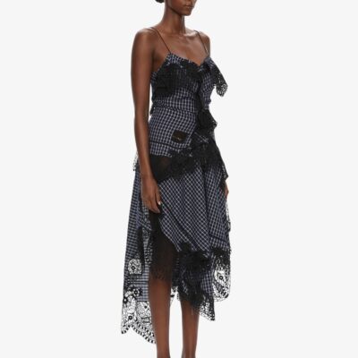 Christopher Esber Embroidered Handkerchief Envelope Cami Dress - Image 2