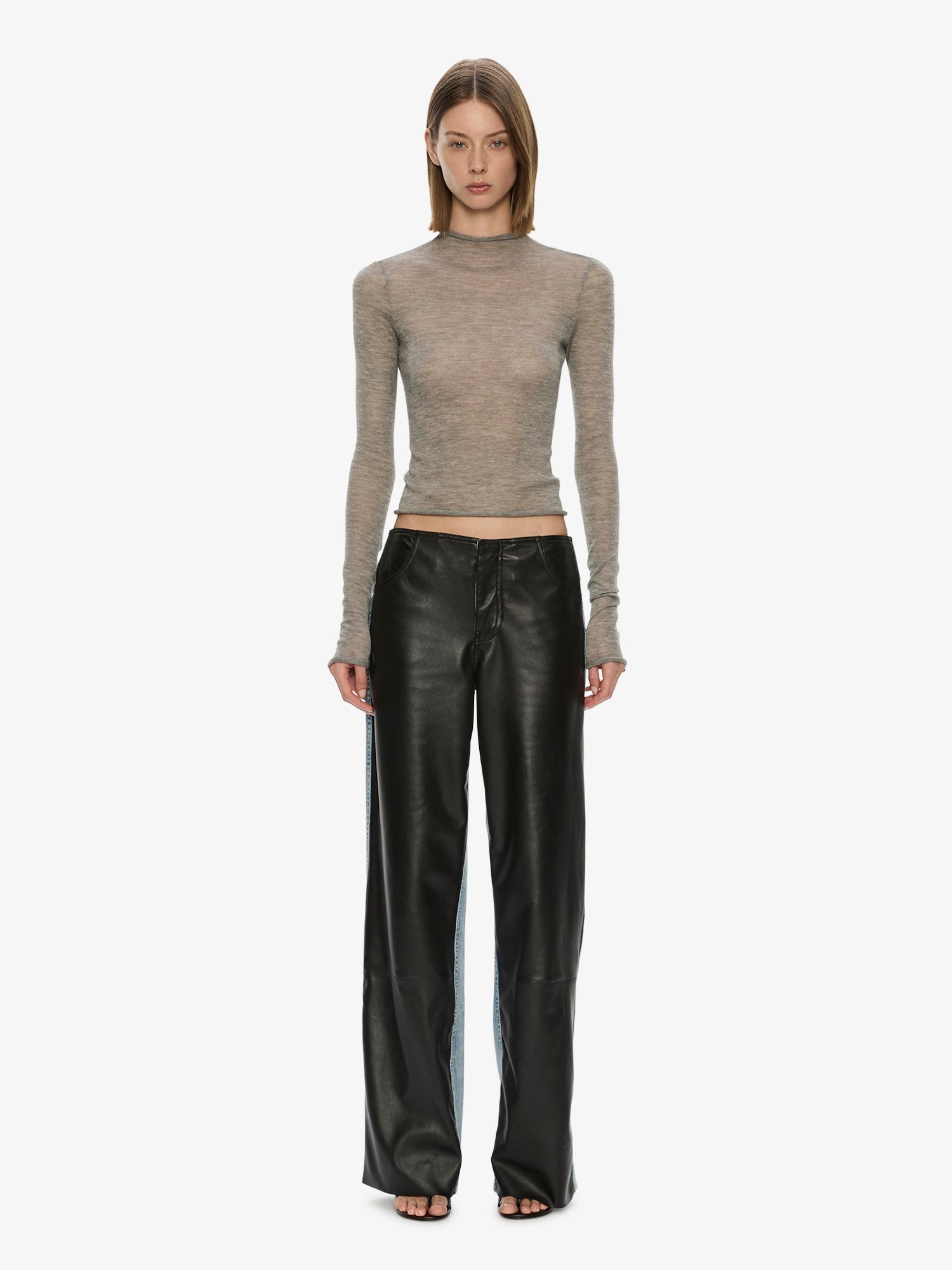 MNCE230826191343009_2 Christopher Esber Lenny Cashmere Long Sleeve Knit Top - Image 2