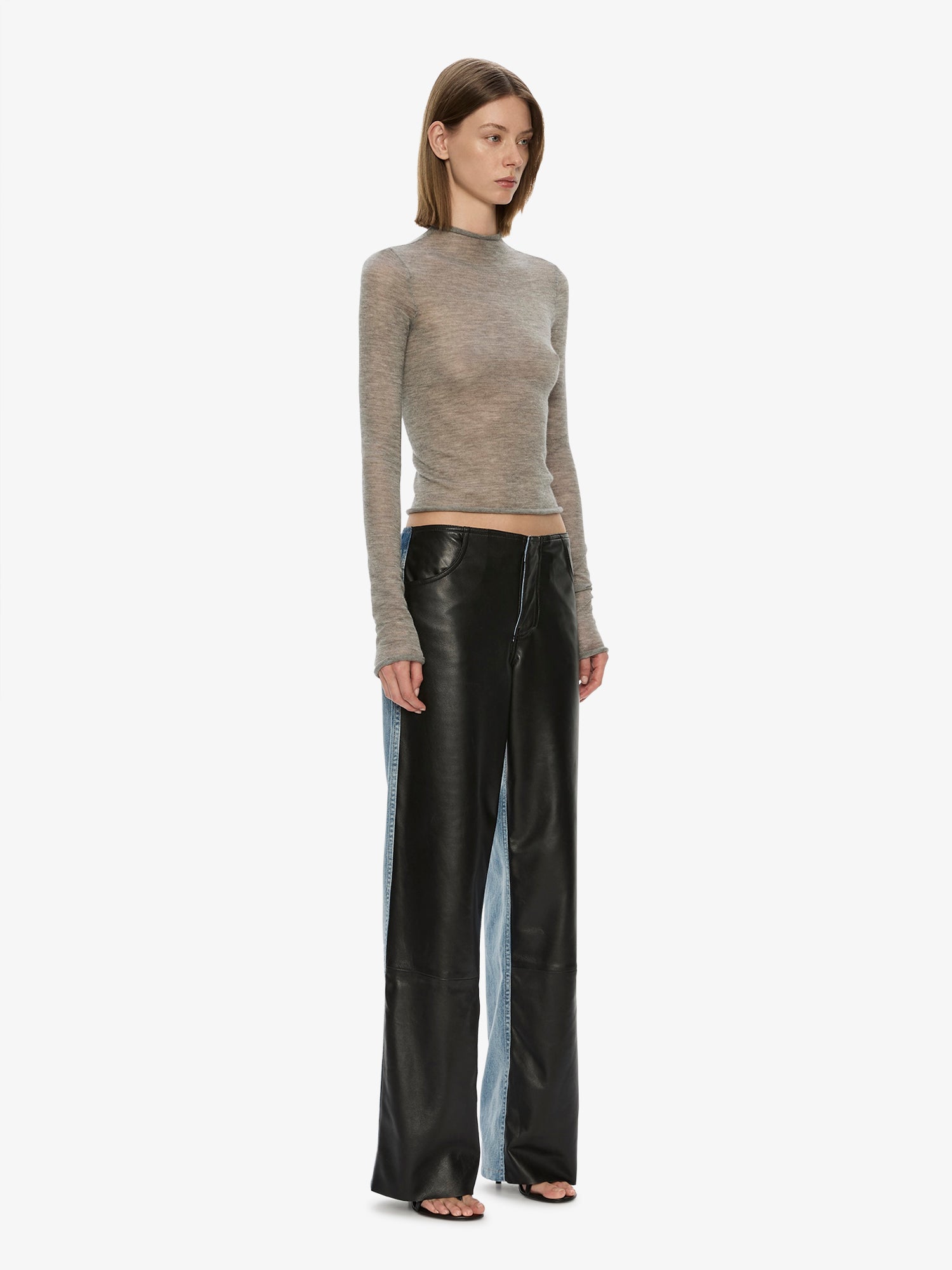 MNCE230826191343009_3 Christopher Esber Lenny Cashmere Long Sleeve Knit Top - Image 3