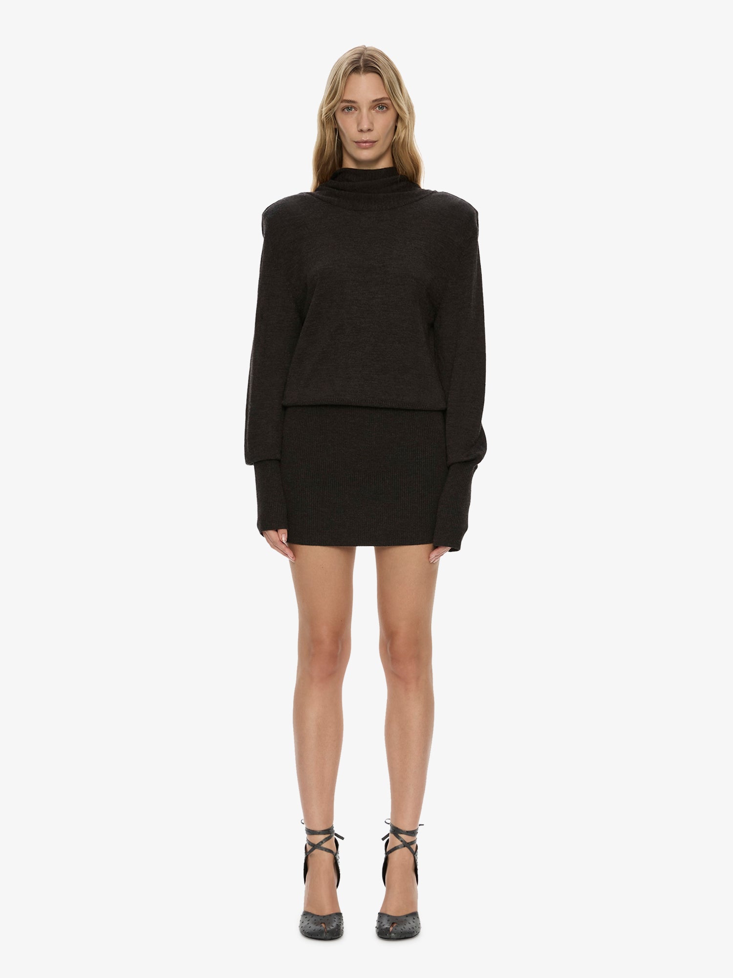 Christopher Esber Cesura Cowl Sweater Dress - Image 1