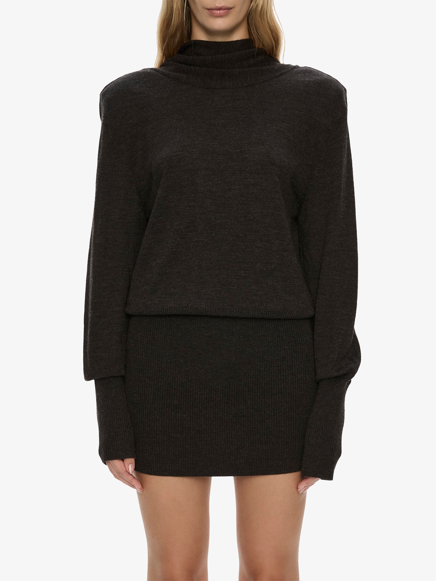 MNCE230826191343016_2 Christopher Esber Cesura Cowl Sweater Dress - Image 2