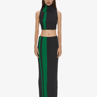 Christopher Esber Mach Stripe Turtleneck Crop - Image 2