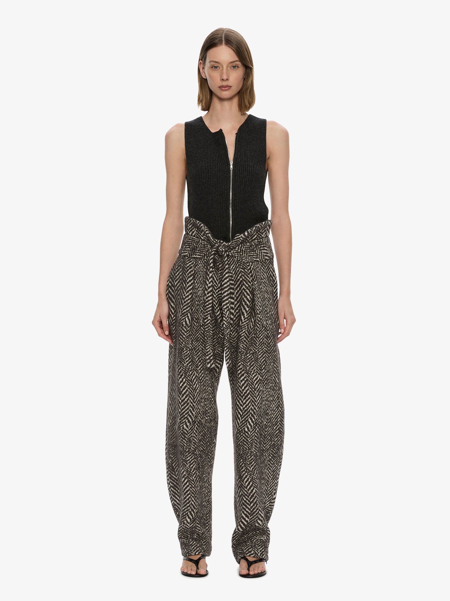 MNCE230826191343034_2 Christopher Esber Isolde Zipped Tank - Image 2