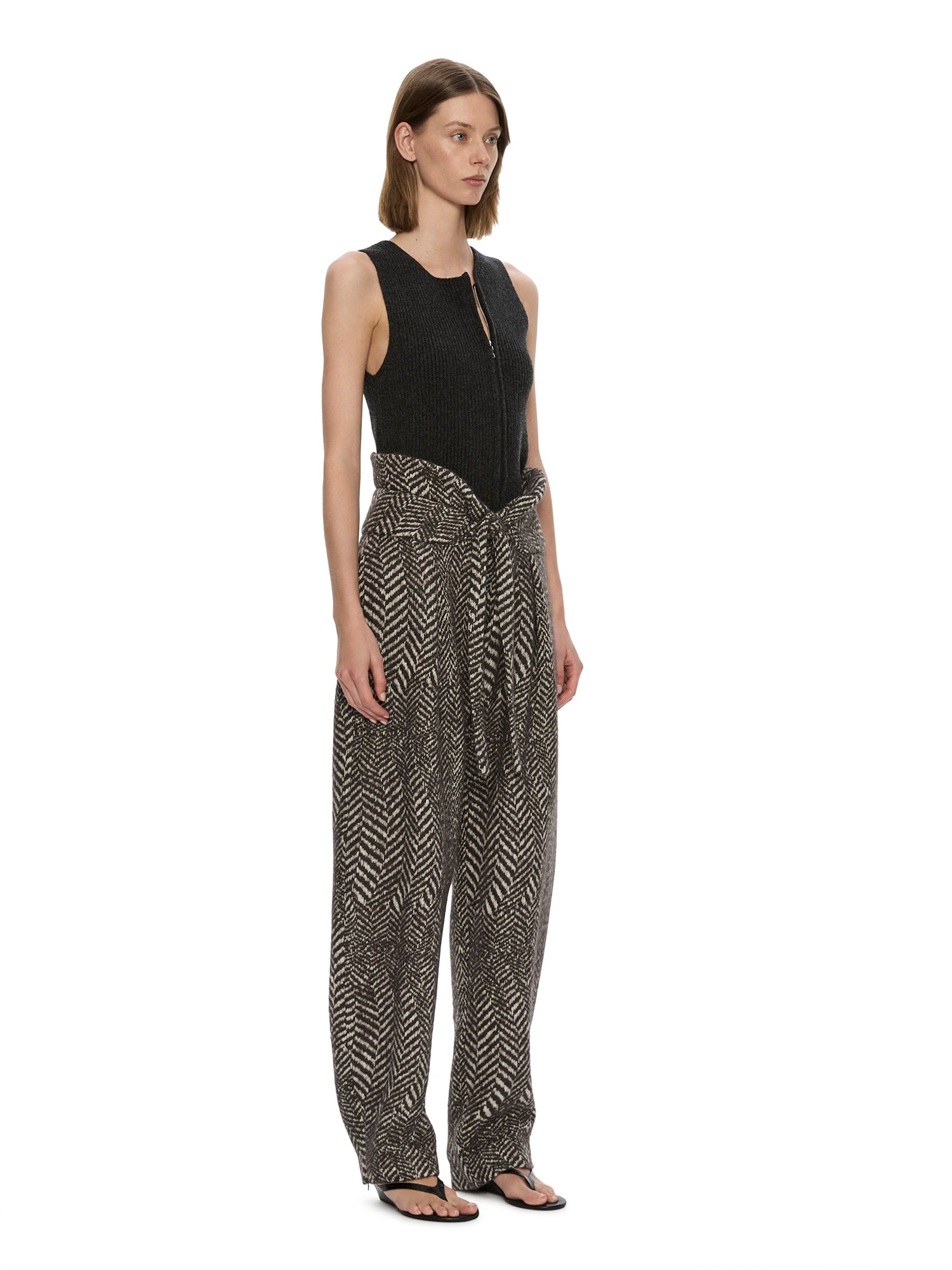 MNCE230826191343034_3 Christopher Esber Isolde Zipped Tank - Image 3