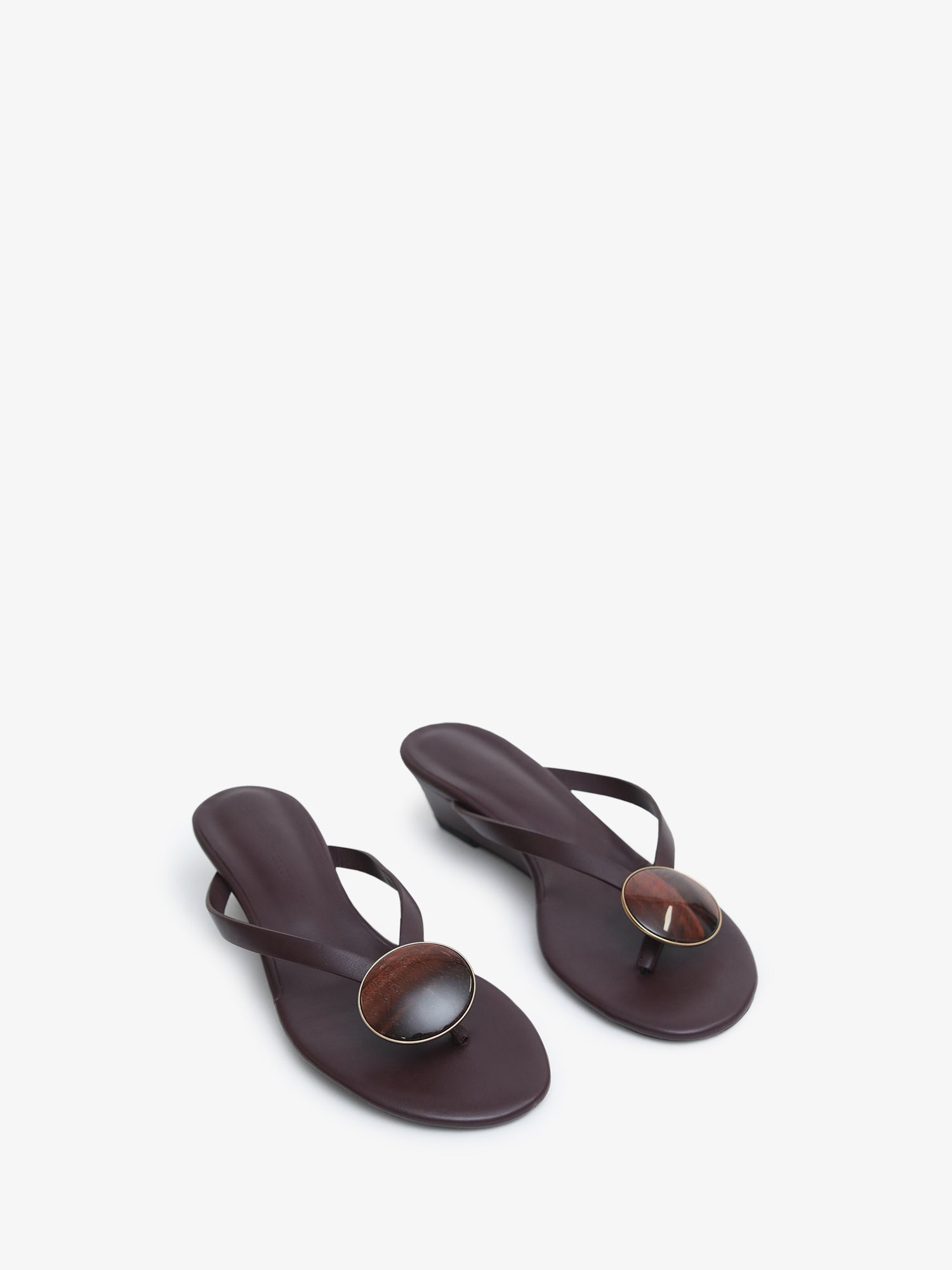 MNCE230826191343039_2 Christopher Esber Aura Quartz Flip Flop Wedge - Image 2
