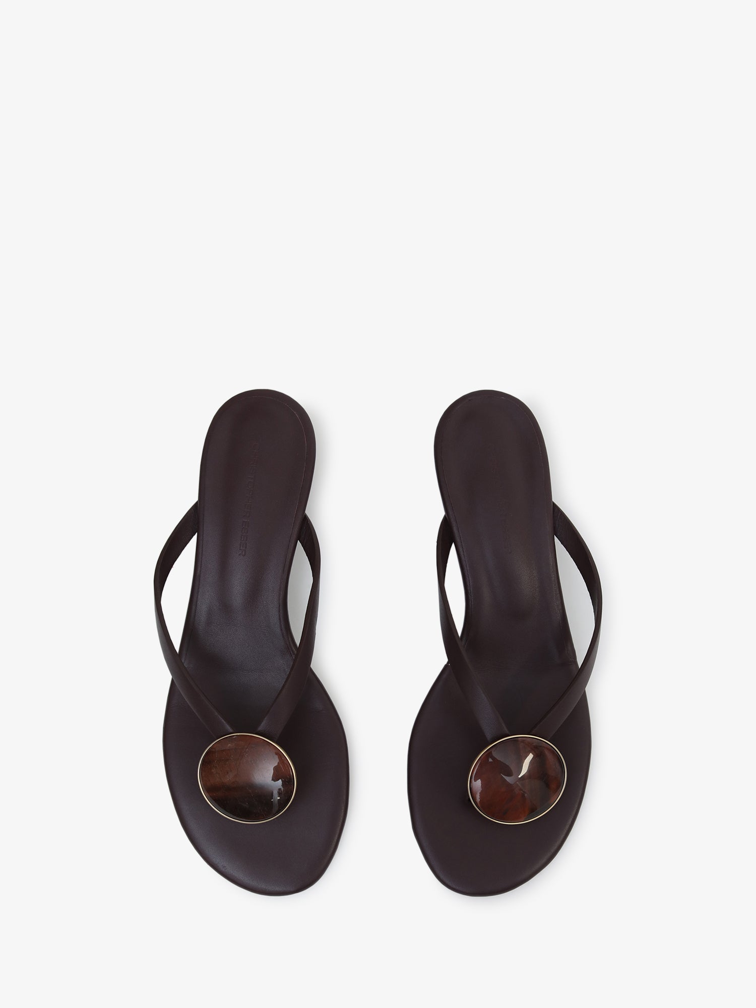 MNCE230826191343039_3 Christopher Esber Aura Quartz Flip Flop Wedge - Image 3