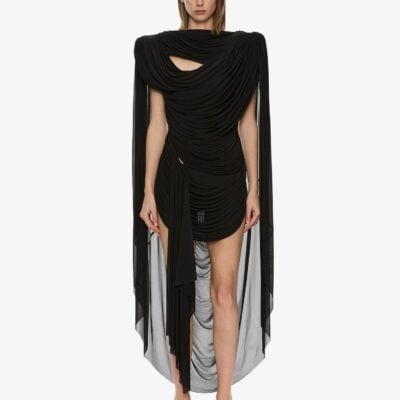 Christopher Esber Torrent Draped Mini Dress - Image 1