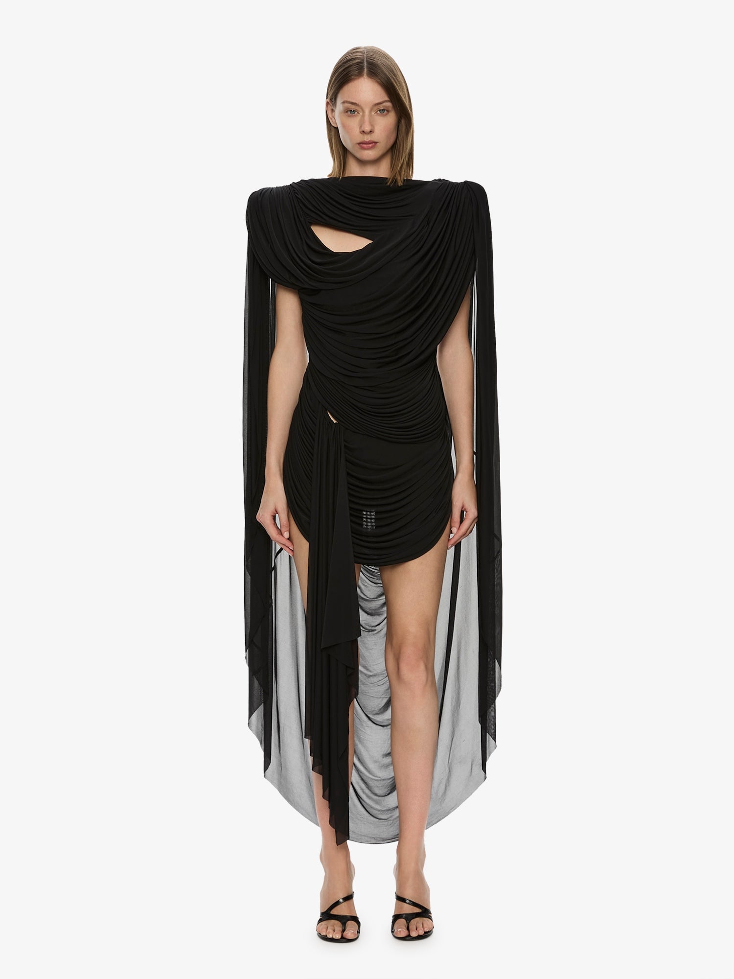 Christopher Esber Torrent Draped Mini Dress