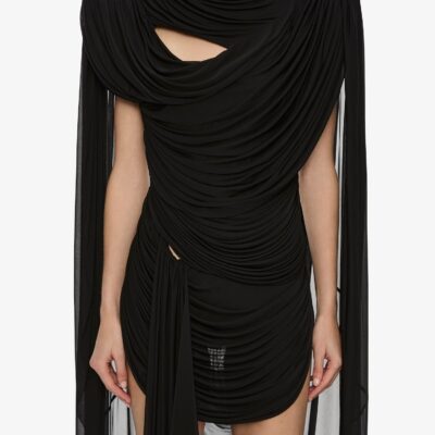 Christopher Esber Torrent Draped Mini Dress - Image 2