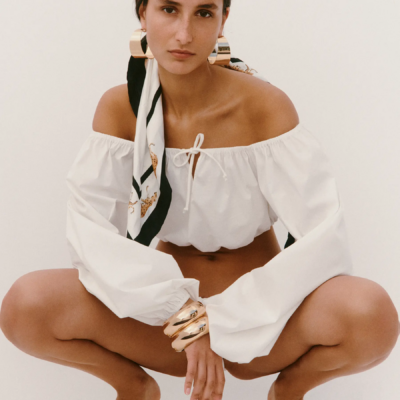 CAROLINE CONSTAS Nadia Keyhole Top - Image 2