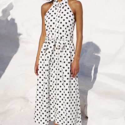 CAROLINE CONSTAS Hadley Midi Dress - Image 1