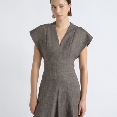 Cue V-Neck A-Line Midi Dress - Image 2