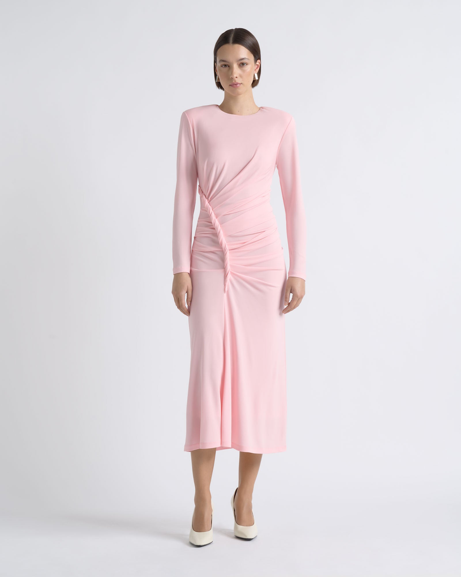 Cue Twist Midi Dress - Image 1