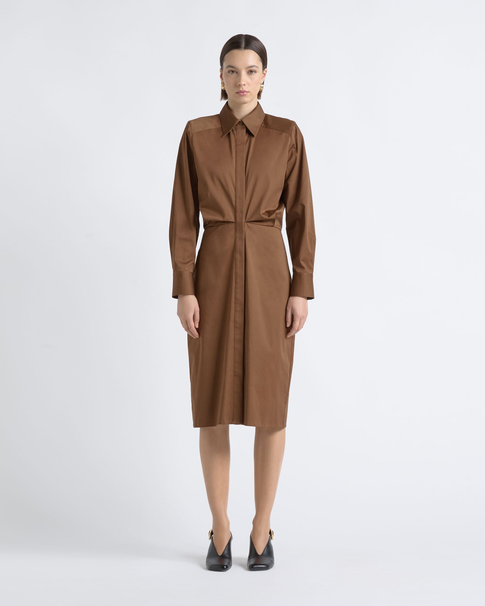 Cue Tuck Shirt Dress - Image 1